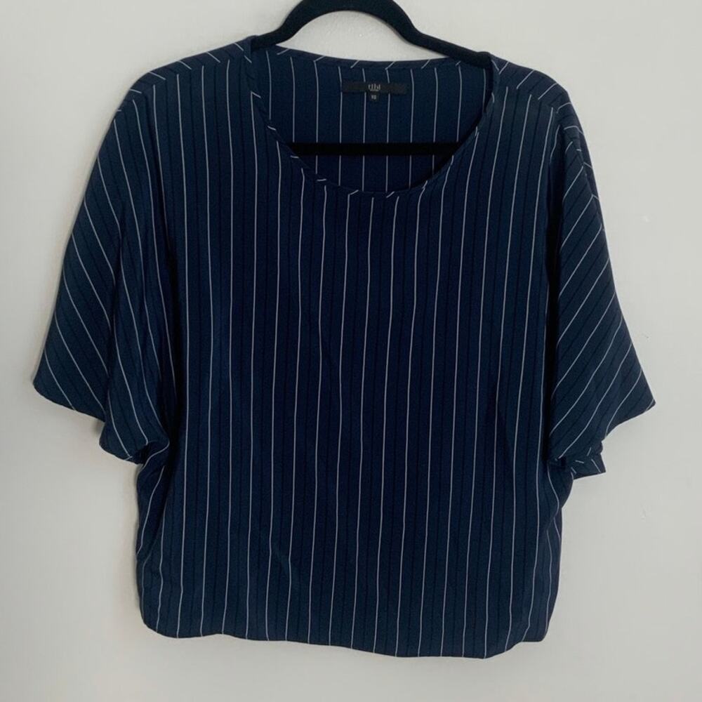 Tibi Women's Boxy‎ Striped Blouse size XS